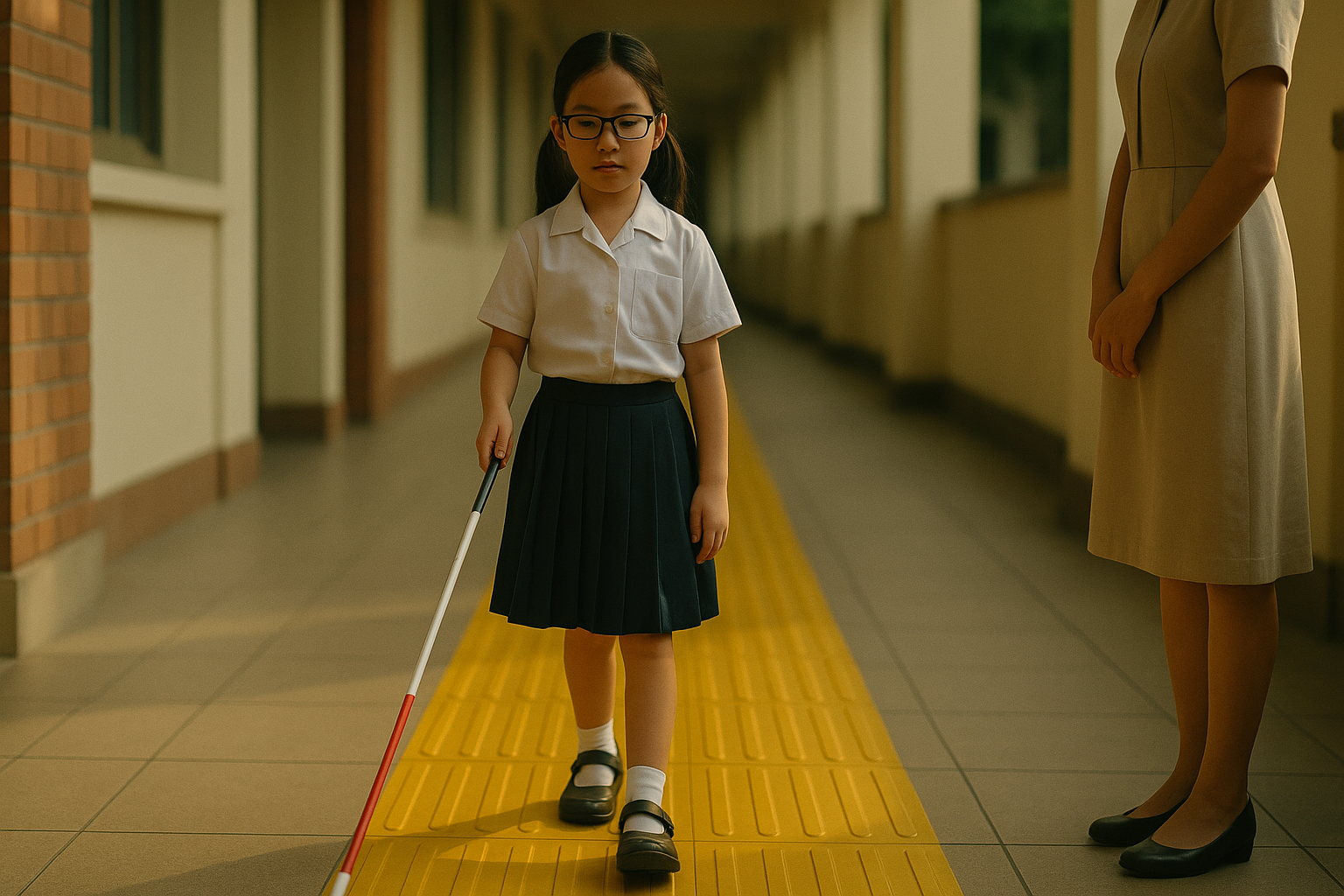 Educação Inclusiva Começa pelo Chão: A Importância do Piso Tátil em Escolas e Creches 
