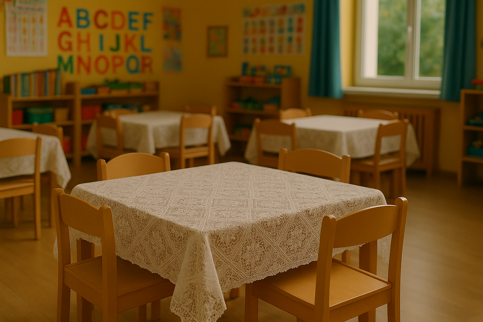 A Escolha Inteligente para Escolas e Creches: Toalha de Mesa Diamante 