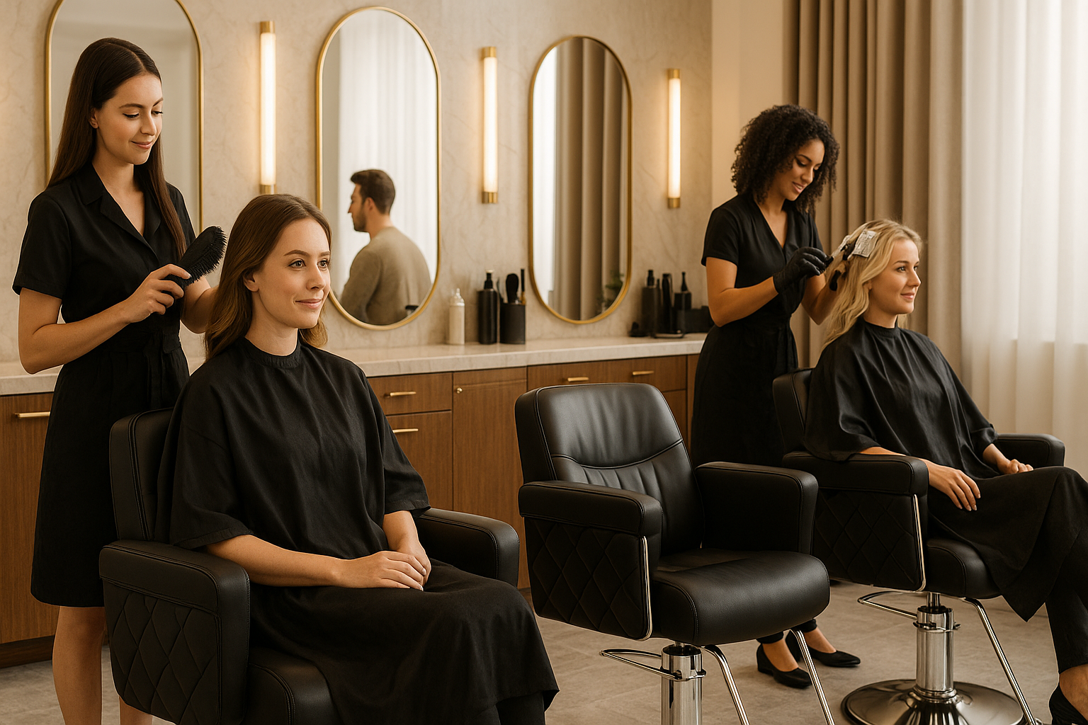 Courvin em Salões de Beleza Premium: Sofisticação e Resistência contra Produtos Químicos 