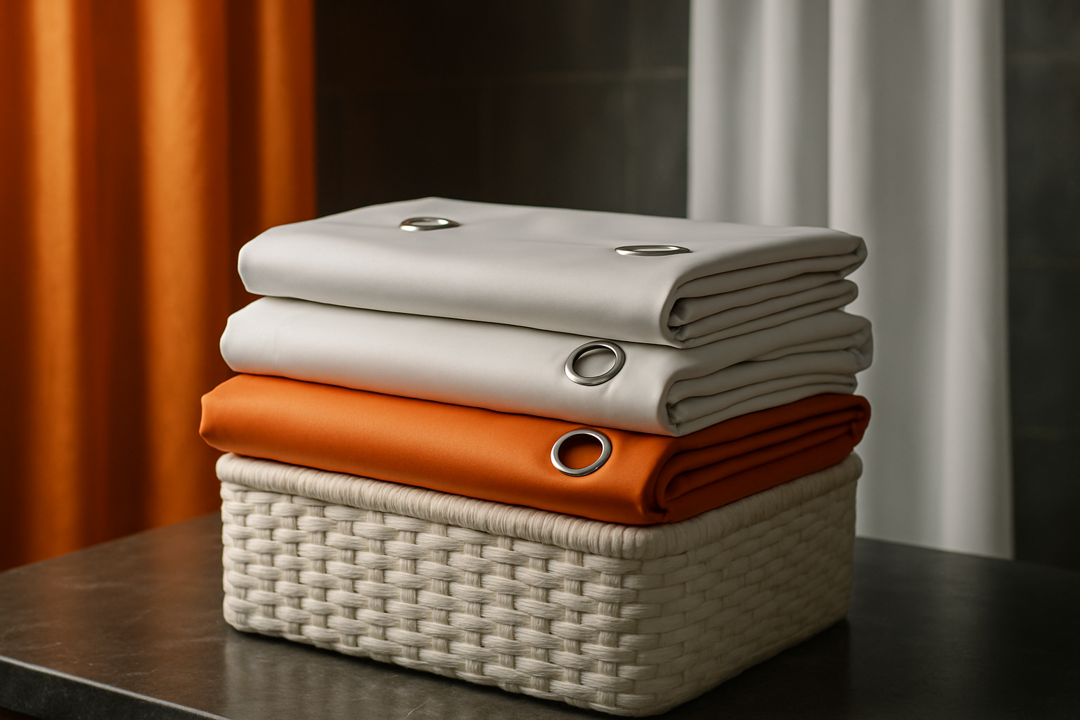 Como armazenar cortinas box corretamente. 