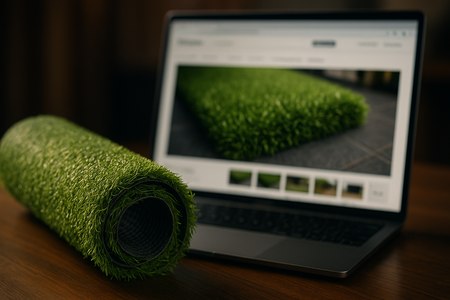 Como trabalhar grama sintética no marketplace 