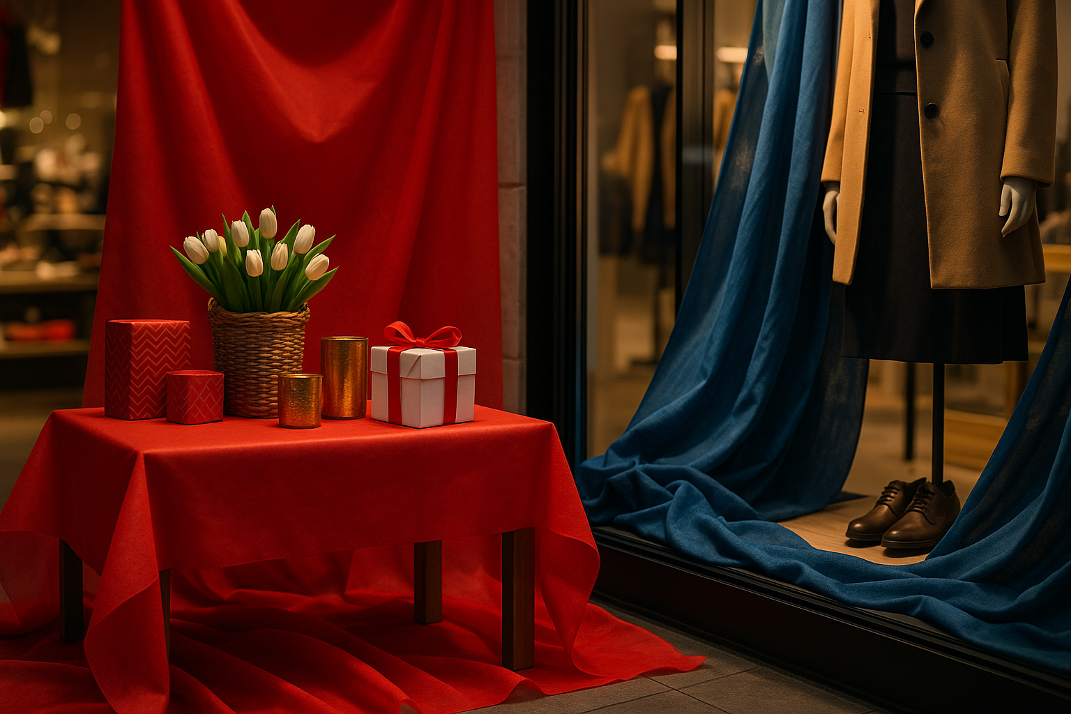 TNT decorativo: como usar em mesas, eventos e vitrines 