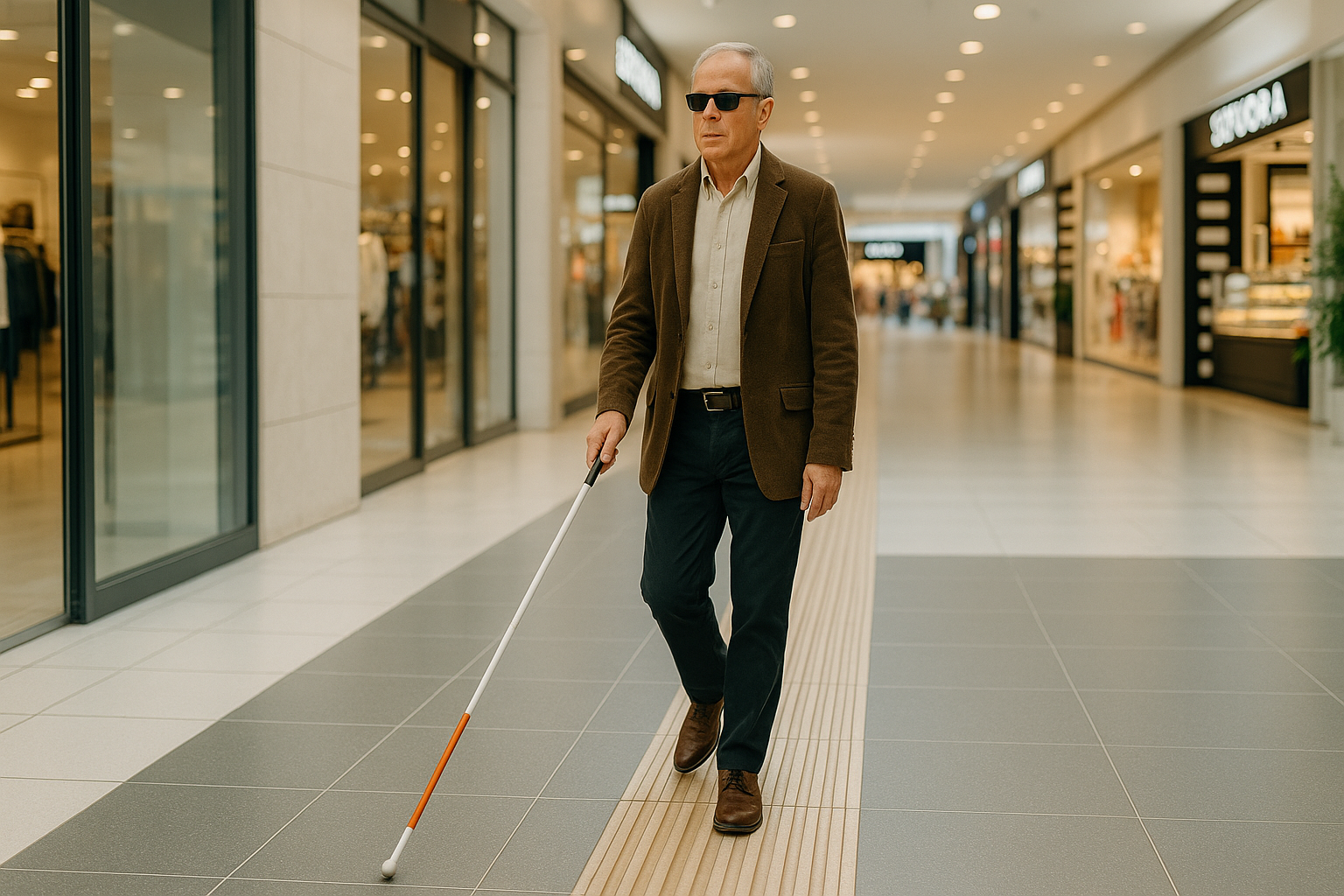 O piso tátil direcional como diferencial competitivo 