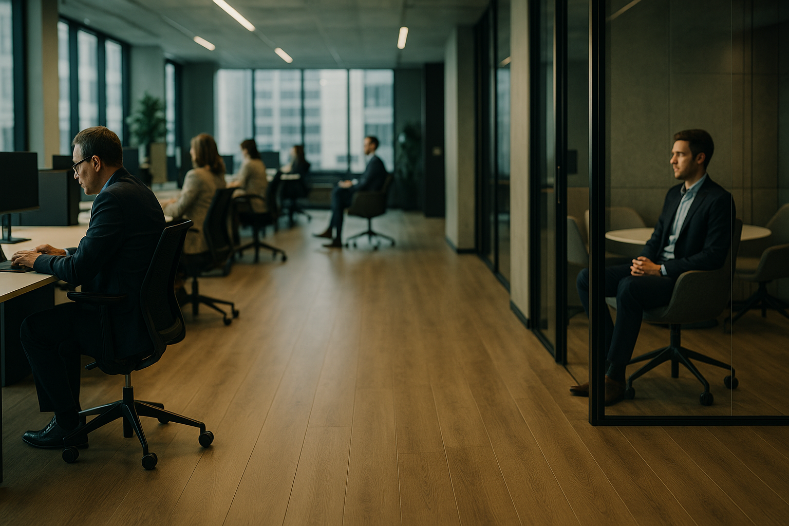 Piso vinílico em áreas corporativas: conforto acústico e estética 