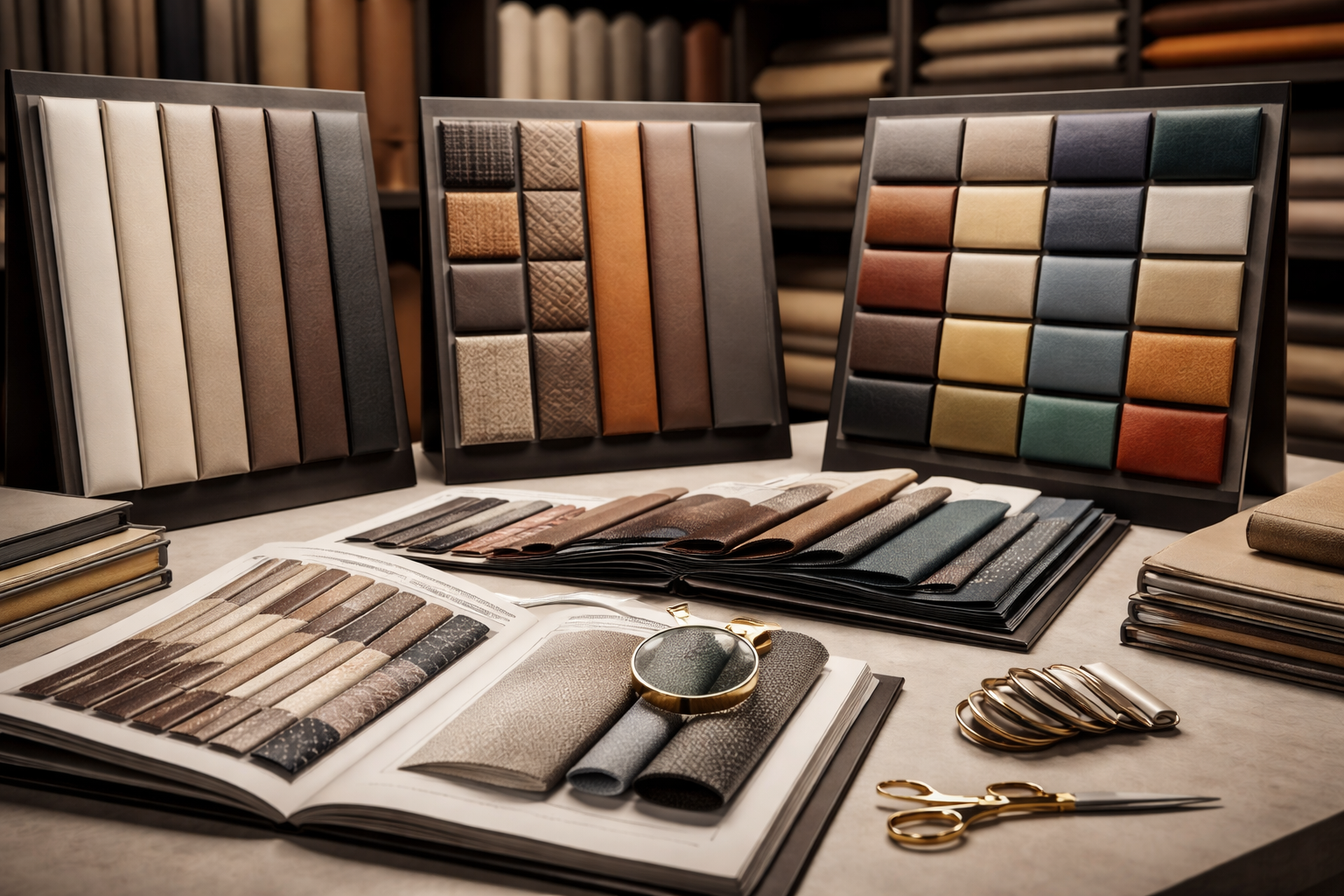 Vinil revest: como organizar catálogos por relevos e cores 